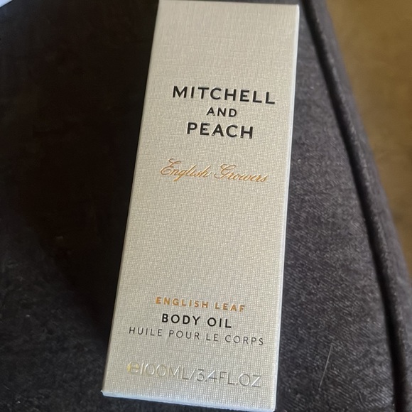 None Bath & Body Mitchell Peach English Leaf Body Oil Poshmark